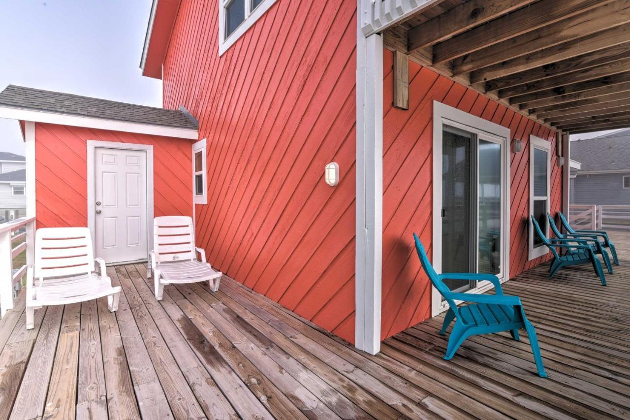 Beachfront Galveston Oasis Balconies, Ocean View! Extérieur photo