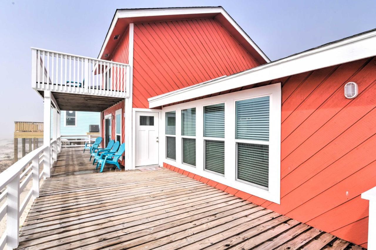 Beachfront Galveston Oasis Balconies, Ocean View! Extérieur photo